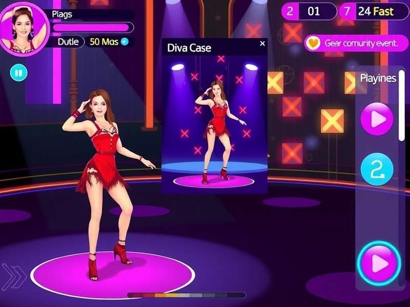 Diva Dance Dynamo community event screenshot